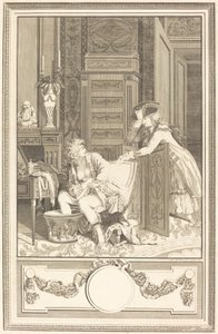 The Foot-Bath by Antoine Cosme Giraud after Antoine Borel