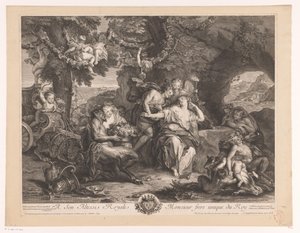 Bacchus and Ariadne by Antoine Coypel
