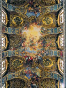Frescoes of the Vault of the Royal Chapel Decorated by Antoine Coypel, de La Fosse and Jouvenet