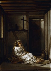 Saint Thaïs in Her Cell by Antoine Coypel