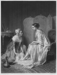 The Foot-Bath (from the picture in the Royal Collection)