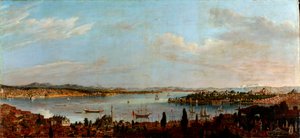 Panoramic View of Istanbul by Antoine Favray