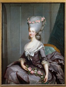 Portrait of Marie Therese Louise de Savoie Carignan, Princesse de Lamballe by Antoine François Callet