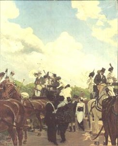 Race-Goers at Longchamps