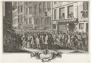The Rue Quinquempoix, 1720