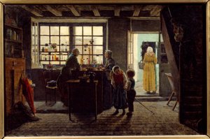 Shop Interior by Antoine Jean Bail