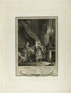Going to Bed, from Monument of the Physical and Moral Costume of the Late Eighteenth Century by Antoine Jean Duclos