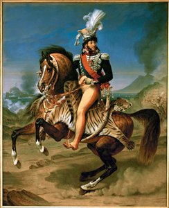 Joachim Murat, King of Naples, Marshal of France, on Horseback by Antoine Jean Gros