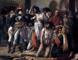 Napoleon Bonaparte Visiting the Plague Stricken of Jaffa, 11th March 1799, 1804