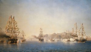 The Arrival at the Roadstead of Toulon of Prince President (Napoleon III), September 27, 1852 by Antoine Leon Morel Fatio