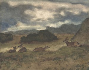 Deer in Landscape