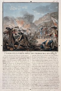 Combat near Freiburg, 1643, engraved by Jean Baptiste Morret, 1787 by Antoine Louis Francois Sergent Marceau