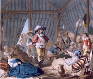The Count of Harcourt shows his humanity during the Siege of Turin by Antoine Louis Francois Sergent Marceau