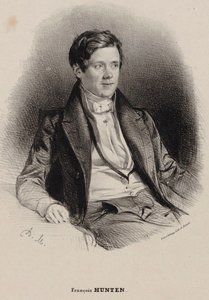 Portrait of the Pianist and Composer Franz Hünten 1793-1878 by Antoine Maurin