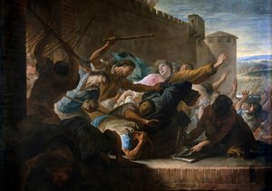 Expulsion of the Huguenots from Toulouse on May 17 by Antoine Rivalz