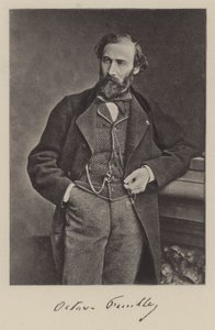 Octave Feuillet, French novelist and dramatist by Antoine Samuel Adam Salomon