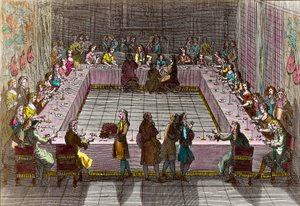 The Royal Lottery in the 18th century by Antoine Trouvain