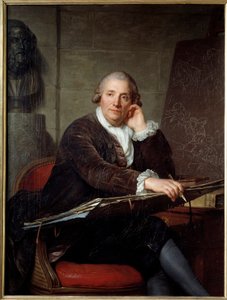 Portrait of the Painter Gabriel Francois Doyen (1726-1806) by Antoine Vestier