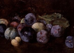 A Still Life of Plums, 1874