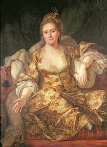 Annette, Countess of Vergennes in Oriental Costume by Antoine de Favray