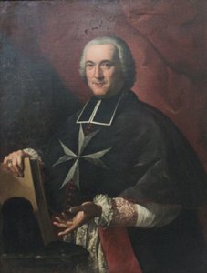 Portrait of Grand Prior Giovanni Domenico Mainardi by Antoine de Favray