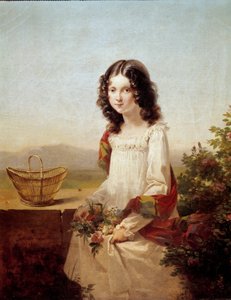 Portrait of Lise Aubin de Fougerais