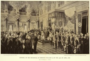 Opening of the Reichstag by Emperor William II