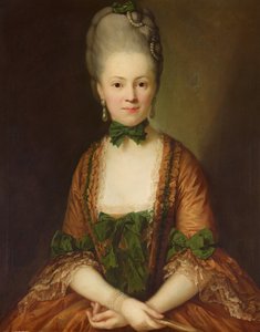 Portrait of Henriette von Carlowitz by Anton Graff