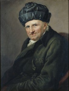 Propst Johann Joachim Spalding in a Housecoat by Anton Graff