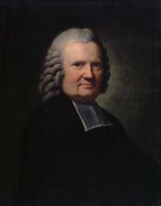 Propst Johann Joachim Spalding in Official Robes by Anton Graff
