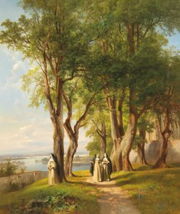 In the Nunnery Garden by Anton Hansch