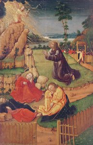 Jesus in the Garden of Olives, from Scenes from the Life of Christ by Anton Henkel