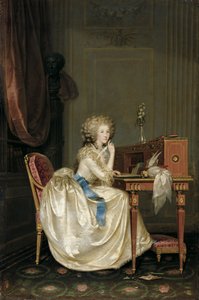 Portrait of Marie Louise of Savoy, Princess of Lamballe