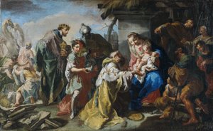 Adoration of the Magi by Anton Kern