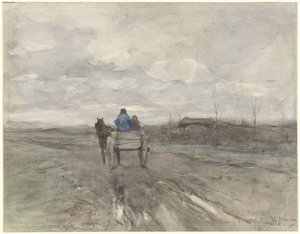 Farm Cart on a Country Road