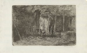 Hay Barn by Anton Mauve