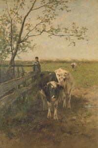 The Milk Bend by Anton Mauve