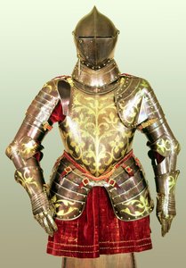 Suit of Armour made for Christian I by Anton Peffenhauser