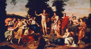 Apollo and the Three Graces, c.1750-60