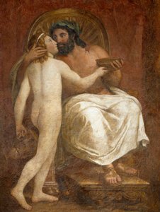 Jupiter Kissing Ganymede by Anton Raphael Mengs
