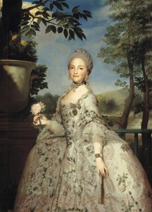 Portrait of Maria Luisa of Parma as Princess of Asturias by Anton Raphael Mengs