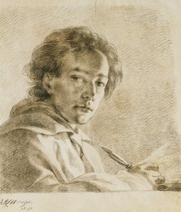 Portrait of the Artist by Anton Raphael Mengs