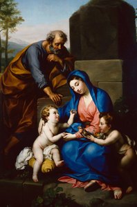 The Holy Family with the Infant St John the Baptist by Anton Raphael Mengs