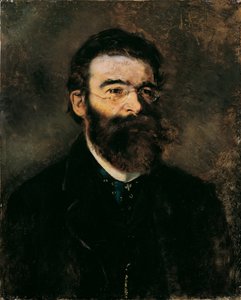The Internist Professor Samuel Stern (?) by Anton Romako