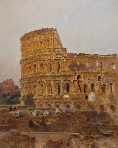 Colosseum in Rome by Anton Romako