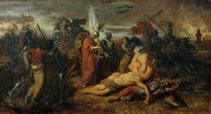 Rudolf of Habsburg at the Corpse of Přemysl Ottokar, King of Bohemia