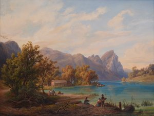 Seascape by Anton Schiffer
