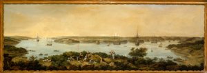 View of the Port of Mahon, Menorca by Anton Schranz