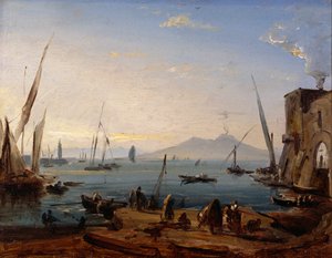 Cape Posillipo by Anton Sminck Pitloo