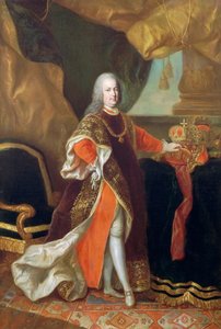 Portrait of Emperor Francis I of Austria 1708-1765 by Anton von Maron